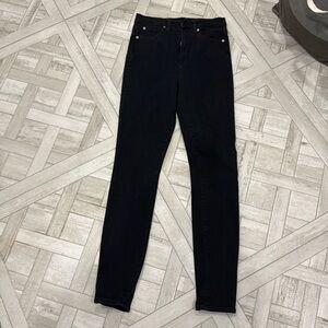 29 8tall true skinny sky high black GAP jeans
